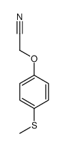 2-[4-(甲基硫代)苯氧基]乙腈结构式