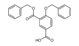4-phenylmethoxy-3-phenylmethoxycarbonylbenzoic acid Structure