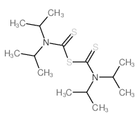 1-(dipropan-2-ylthiocarbamoylsulfanyl)-N,N-dipropan-2-yl-methanethioamide结构式