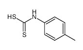 ammonium N-4-methylphenyldithiocarbamate Structure