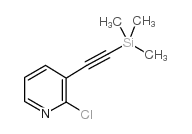 2-氯-3-三甲基甲硅烷基乙炔吡啶结构式