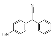 Benzeneacetonitrile,4-amino-a-phenyl- Structure