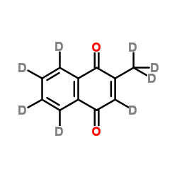 2-(2H3)Methyl(2H5)naphthalene-1,4-dione Structure