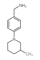 1-[4-(3-甲基哌啶-1-基)苯基]甲胺双盐酸盐结构式