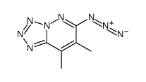 6-azido-7,8-dimethyltetrazolo[1,5-b]pyridazine Structure