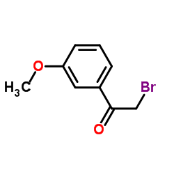 2-Bromo-1-(3-methoxyphenyl)ethanone structure