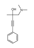 1-(dimethylamino)-2-methyl-4-phenylbut-3-yn-2-ol结构式