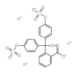phenolphthalein disulfate potassium salt Structure