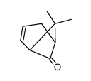 7,7-Dimethylbicyclo[3.1.1]hept-2-en-6-one结构式