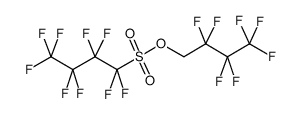 1H,1H-七氟丁基九氟丁烷磺酸盐结构式