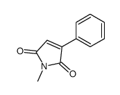 1H-Pyrrole-2,5-dione, 1-methyl-3-phenyl- Structure