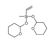 ethenyl-methyl-bis(oxan-2-yloxy)silane Structure