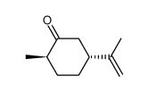 (+)-dihydrocarvone Structure