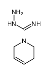 N'-amino-3,6-dihydro-2H-pyridine-1-carboximidamide结构式