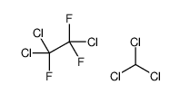 chloroform,1,1,2-trichloro-1,2,2-trifluoroethane Structure