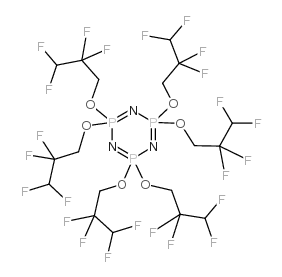 HEXAKIS(2,2,3,3-TETRAFLUOROPROPOXY)PHOSPHAZINE Structure