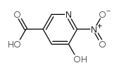 6-硝基-5-羟基烟酸结构式