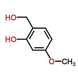 2-(Hydroxymethyl)-5-methoxyphenol Structure