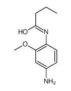 N-(4-氨基-2-甲氧基苯基)丁酰胺结构式