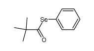 Se-phenyl 2,2-dimethylpropaneselenoate结构式