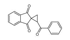 2-benzoylspiro[cyclopropane-1,2'-indene]-1',3'-dione结构式