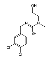 3-[(3,4-dichlorophenyl)methyl]-1-(2-hydroxyethyl)-1-methylthiourea结构式