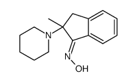 N-(2-methyl-2-piperidin-1-yl-3H-inden-1-ylidene)hydroxylamine Structure