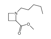 methyl 1-pentylazetidine-2-carboxylate Structure