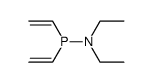 Diethylamino(divinyl)phosphine Structure