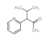 4-methyl-3-pyridin-2-yl-pentan-2-one结构式