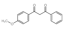 1-(4-Methoxyphenyl)-3-phenyl-1,3-propanedione结构式