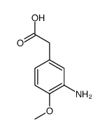 2-(3-氨基-4-甲氧基苯基)乙酸结构式