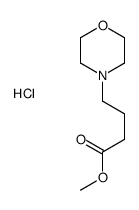 methyl 4-morpholin-4-ium-4-ylbutanoate,chloride结构式