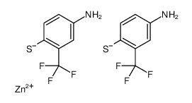 zinc,4-amino-2-(trifluoromethyl)benzenethiolate Structure