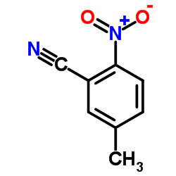 2-硝基-5-甲基苯甲腈结构式