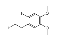 1-iodo-2-(2-iodoethyl)-4,5-dimethoxybenzene结构式