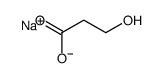 3-Hydroxypropionic Acid (sodium salt) Structure