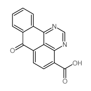 7-Oxo-7H-benzo[e]perimidine-4-carboxylic acid结构式