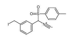 α-甲苯磺酰-(3-碘甲基苄基)异丁酯结构式