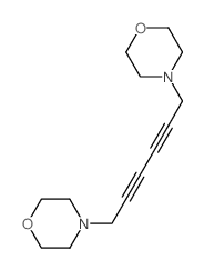 4-(6-morpholin-4-ylhexa-2,4-diynyl)morpholine结构式