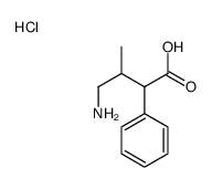 (3-carboxy-2-methyl-3-phenylpropyl)azanium,chloride Structure