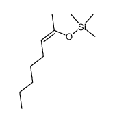 2-[(trimethylsilyl)oxy]-2-octene结构式
