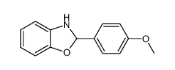2-(4-methoxyphenyl)-2,3-dihydrobenzo[d]oxazole Structure