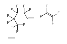 3,3,4,4,5,5,6,6,6-九氟-1-己烯、乙烯、四氟乙烯的共聚物结构式