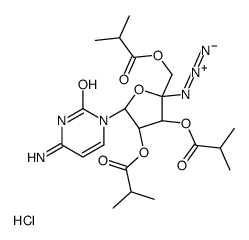 Balapiravir hydrochloride结构式