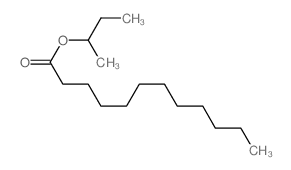 Dodecanoic acid,1-methylpropyl ester Structure