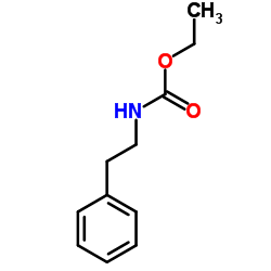 N-苯乙基氨基甲酸乙酯结构式