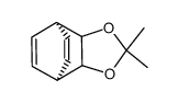 4,4-dimethyl-3,5-dioxatricyclo[5.2.2.02,6]undeca-8,10-diene Structure