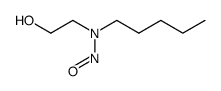 N-amyl-N-(2-hydroxyethyl)nitrosamine Structure