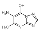 6-AMINO-5-METHYL-[1,2,4]TRIAZOLO[1,5-A]PYRIMIDIN-7-OL结构式